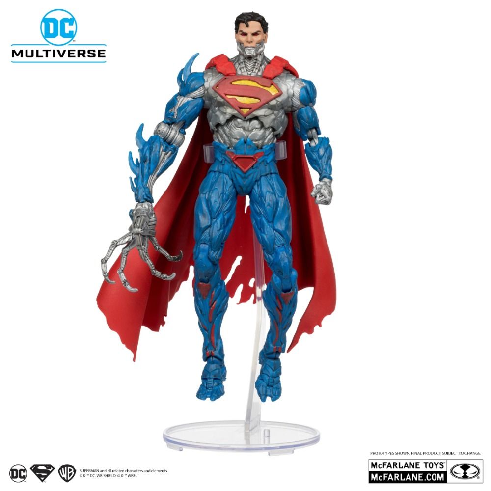 McFarlane Toys Cyborg Superman New 52 DC Multiverse 7-Inch Figure - Collectible Series