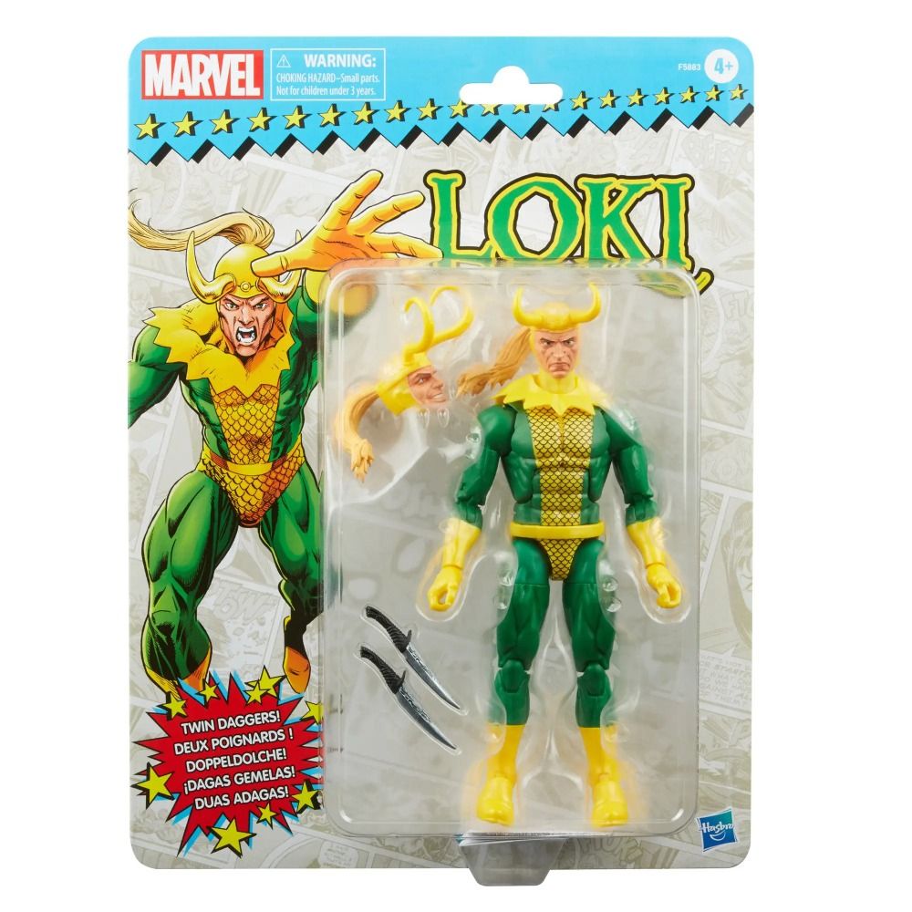 Marvel Legends Retro Loki 6" Action Figure