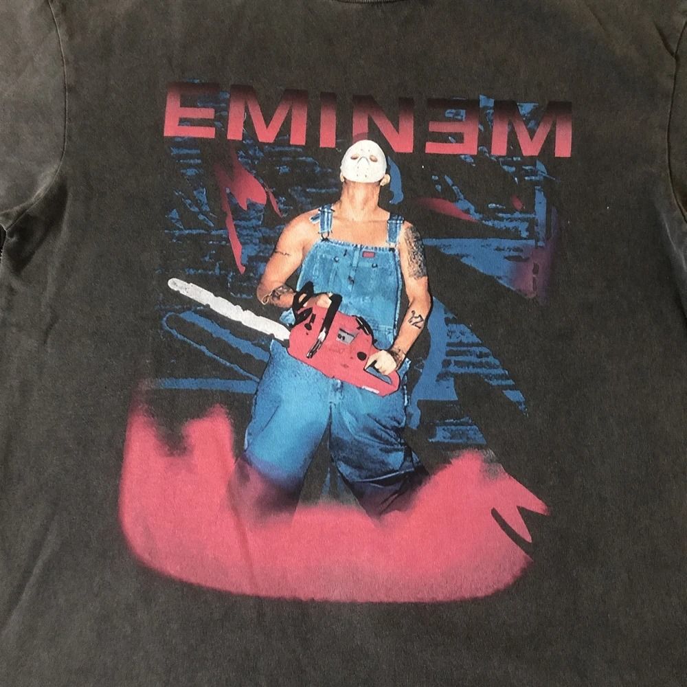 Eminem Streetwear Graphics Vintage Loose Casual Summer Tops