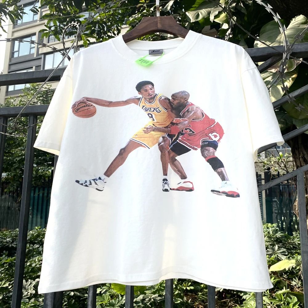 Streetwear Kobe Bryant Jordan Graphics Printed Cotton Tee