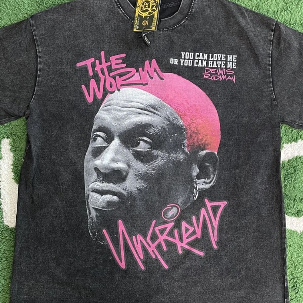 Vintage Dennis Rodman Oversized Basketball Tee for Men