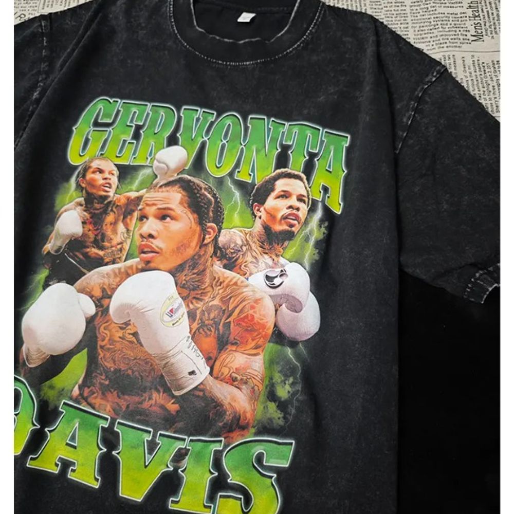 Gervonta Davis Vintage Washed T-Shirt - True To Size Fit