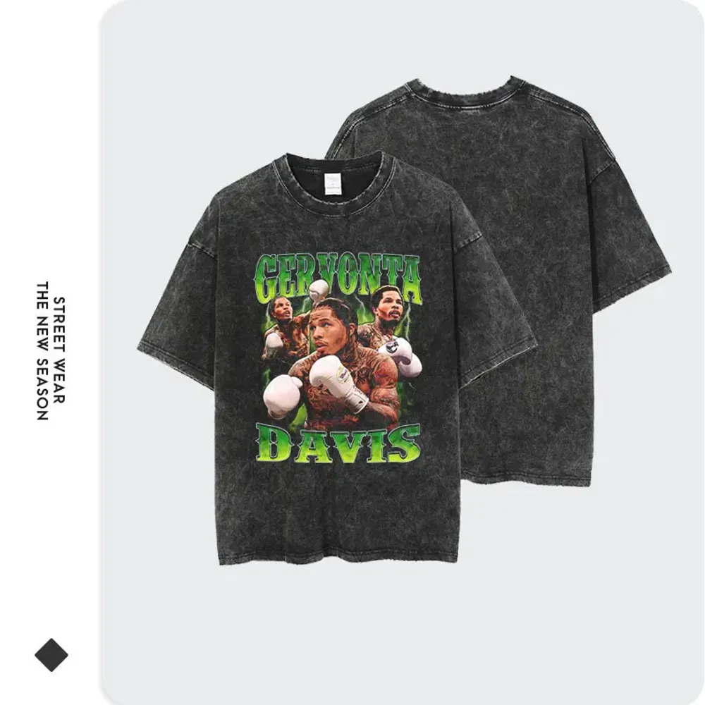 Gervonta Davis Vintage Washed T-Shirt - True To Size Fit