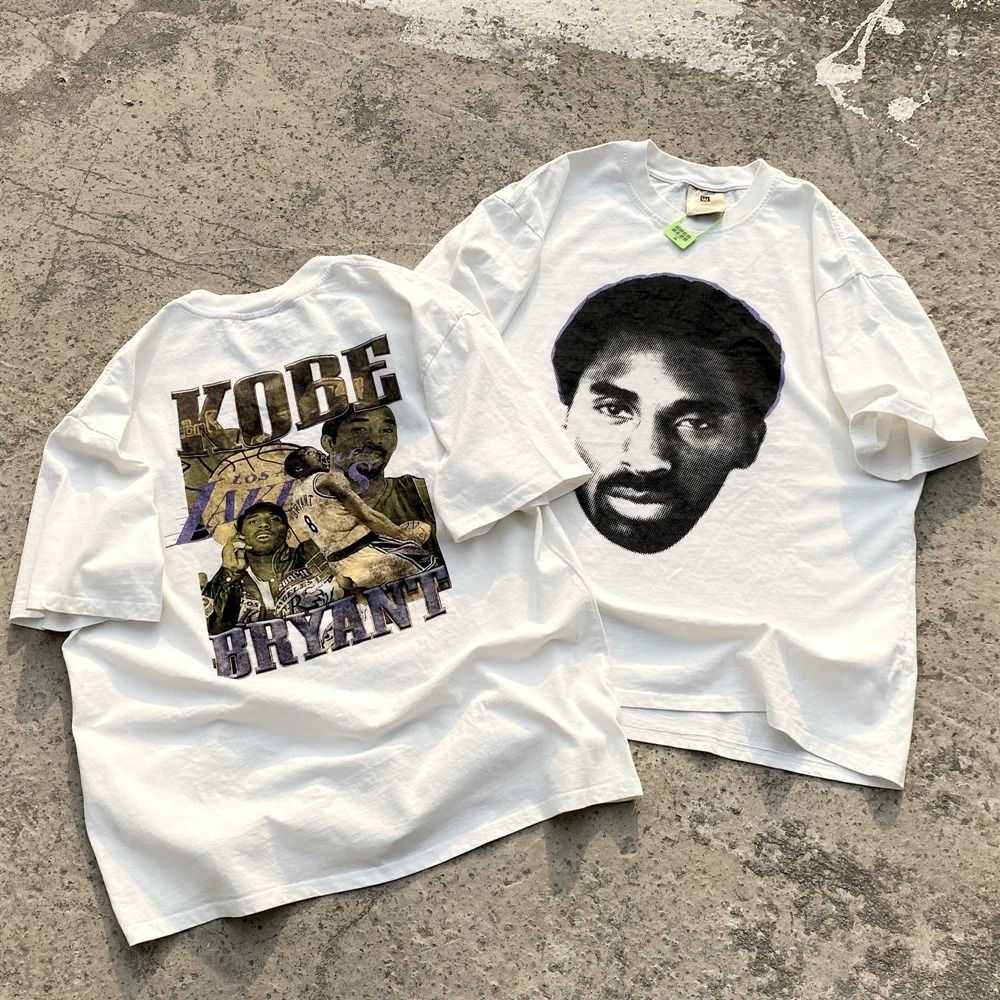 Vintage Kobe Bryant Commemorative Streetwear Tee for Men