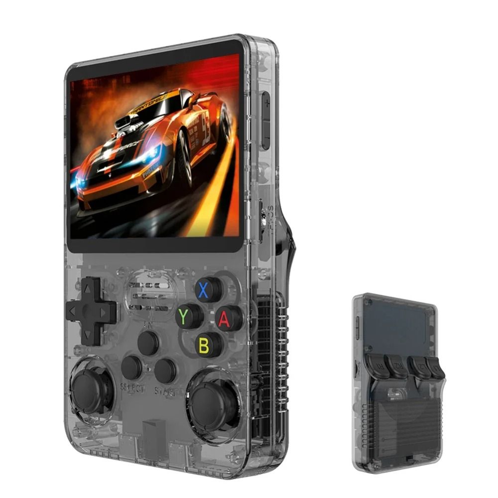 R36S Retro Handheld Video Game Console 3.5" IPS Screen Linux System 64GB