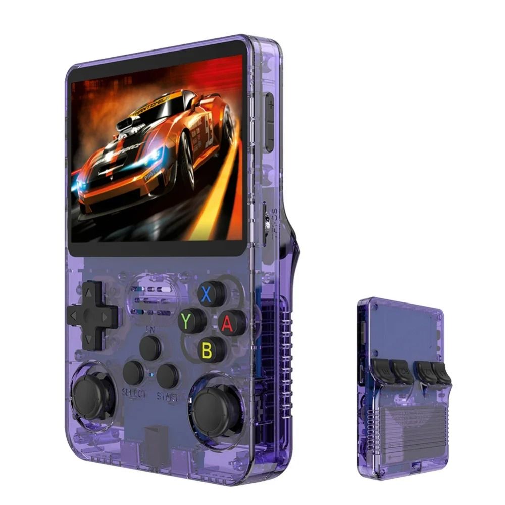 R36S Retro Handheld Video Game Console 3.5" IPS Screen Linux System 64GB