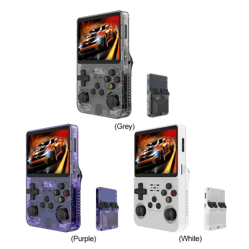 R36S Retro Handheld Video Game Console 3.5" IPS Screen Linux System 64GB