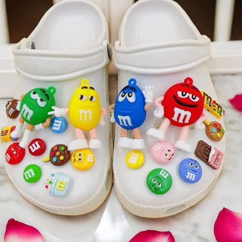 Cute M&M Candy Shoe Charms