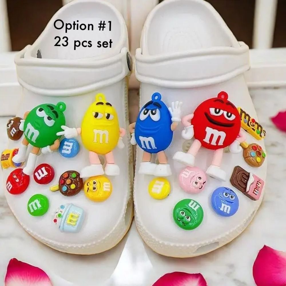 Cute M&M Candy Shoe Charms