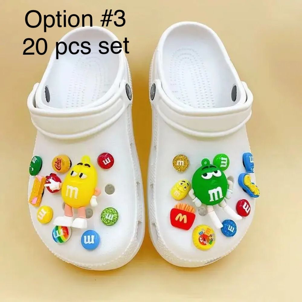 Cute M&M Candy Shoe Charms