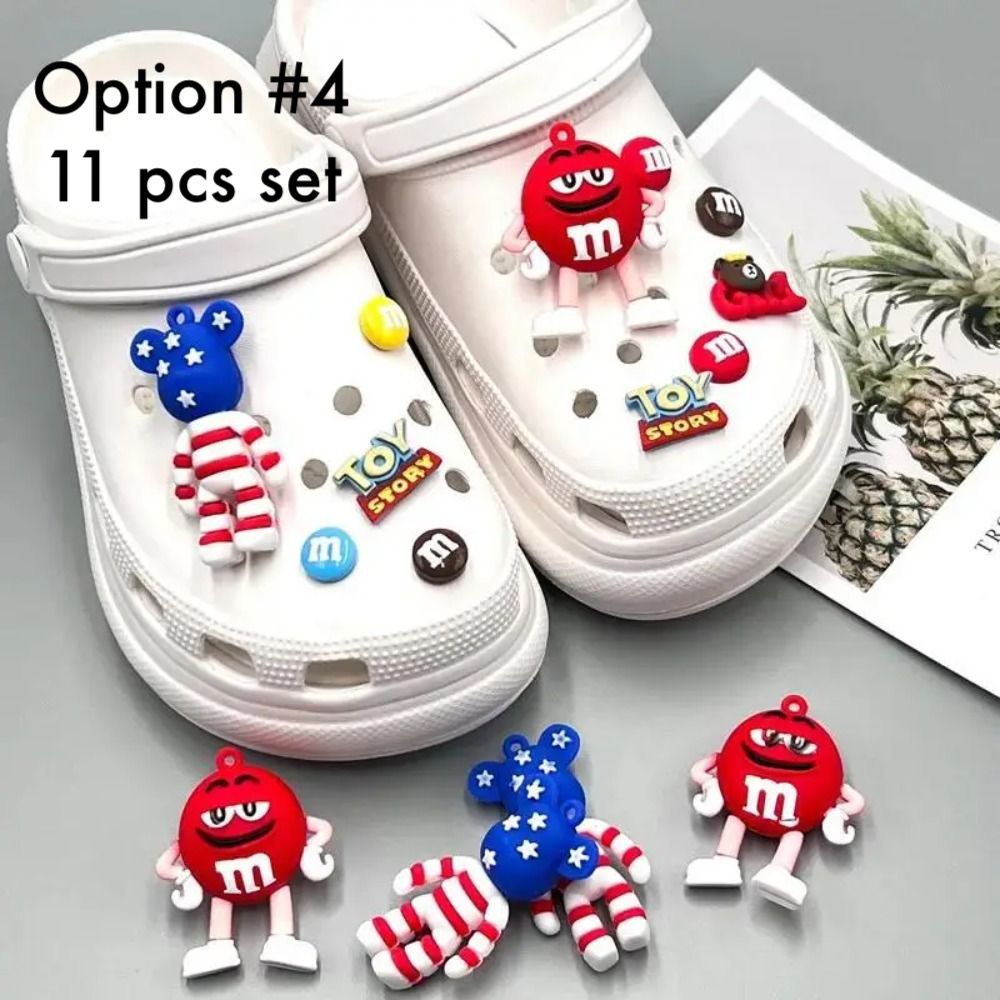 Cute M&M Candy Shoe Charms