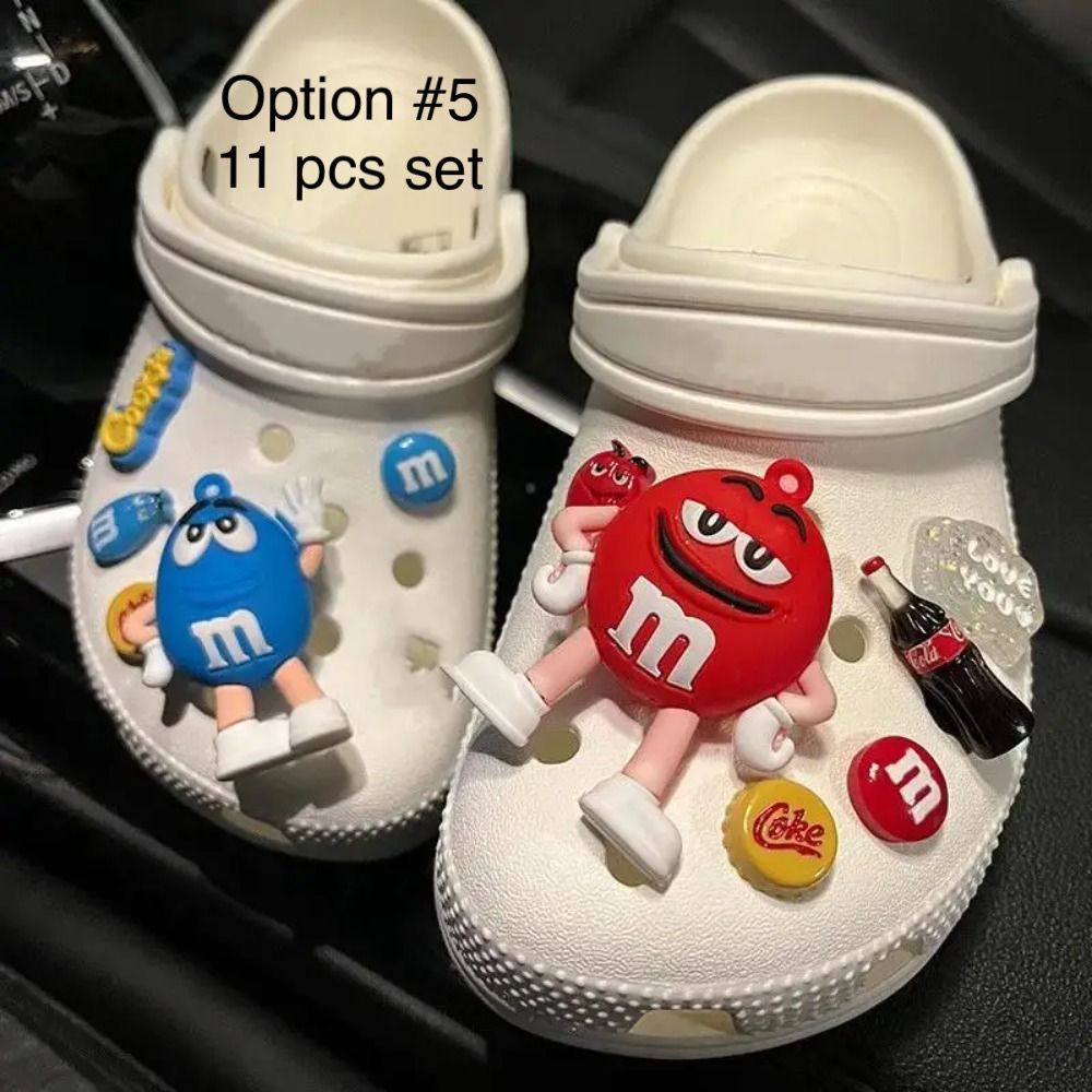 Cute M&M Candy Shoe Charms