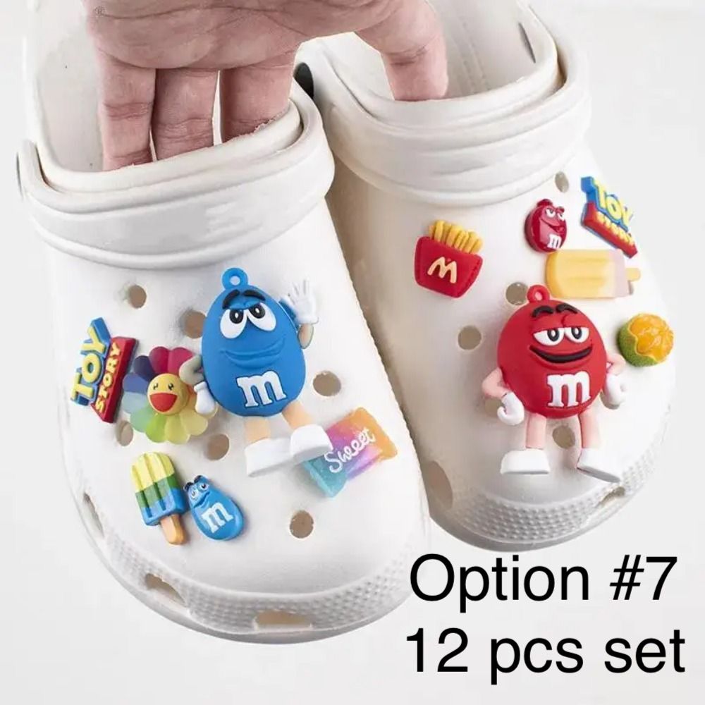 Cute M&M Candy Shoe Charms