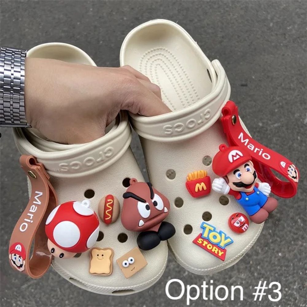 Super Mario Shoe Flower Set with Lugui Yoshi Figure